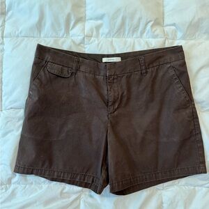 Merona Brown Bermudas Classic Chino Shorts